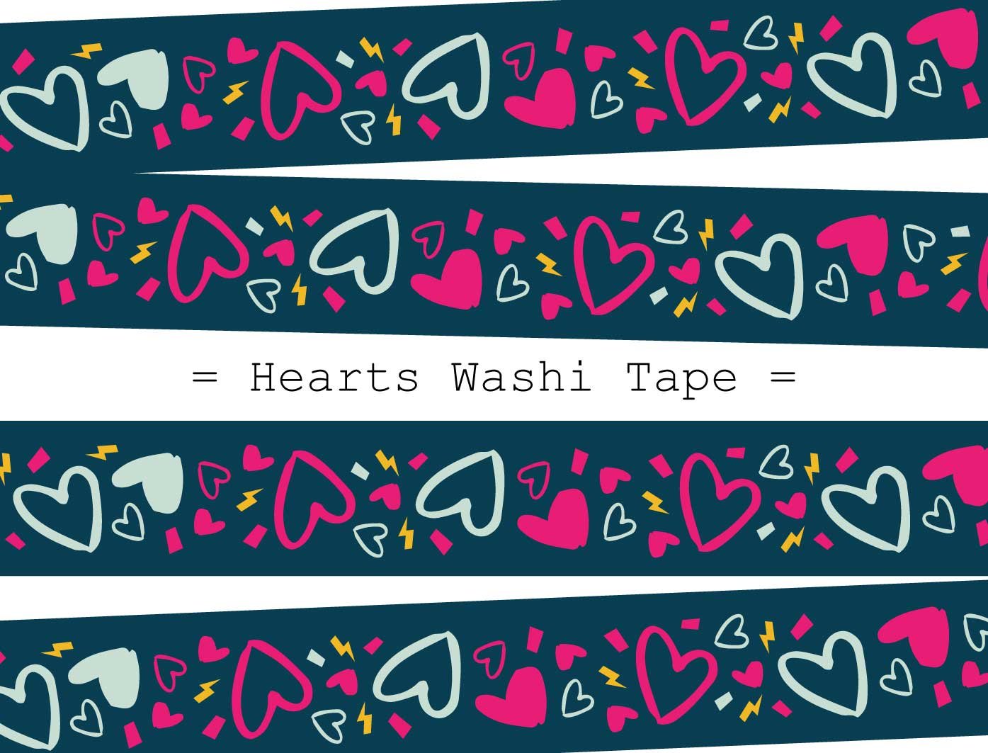 Washi Tape Heart — Formidably Impressed